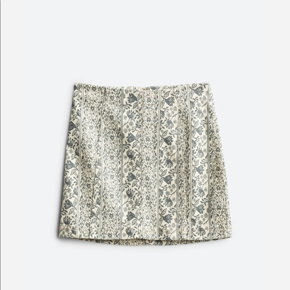 Free People Denim mini patterned Skirt